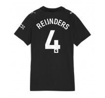 Manchester City Tijjani Reijnders #4 Koszulka Wyjazdowa damskie 2025-26 Krótki Rękaw